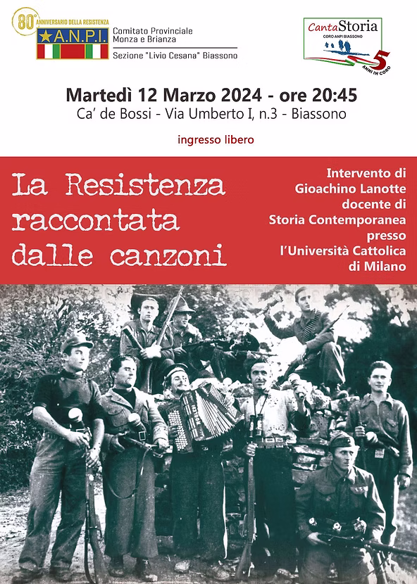 Canzoni e Resistenza